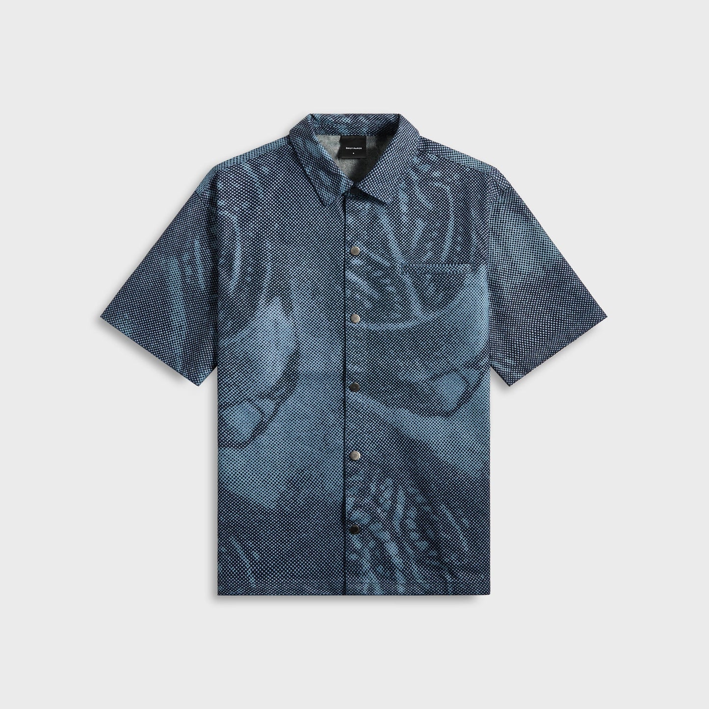 Men Kith Daily Paper Braids Denim Shirt - Multi-Colored