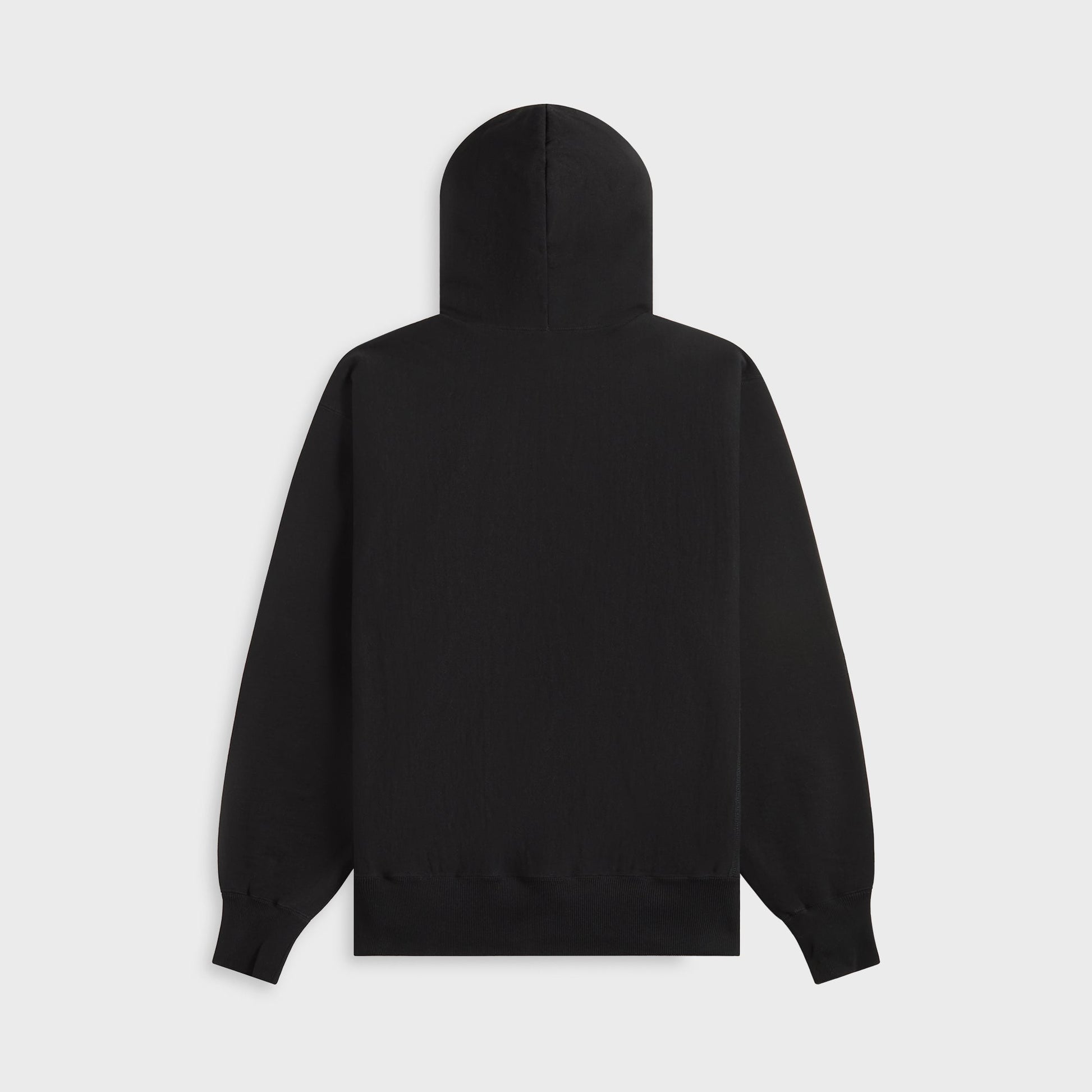 Men Kith Auralee Smooth Soft BD Sweat P/O Parka - Black