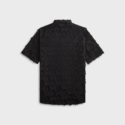 Men Kith Daily Paper Trophy Shield Shirt - Black