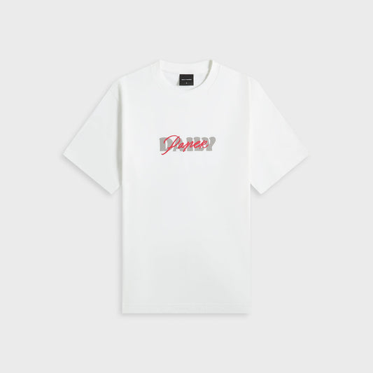 Men Kith Daily Paper Overwritten Tee - White