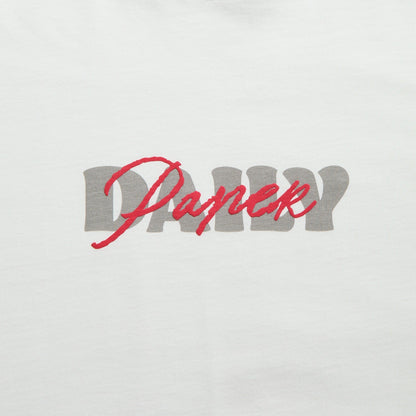 Men Kith Daily Paper Overwritten Tee - White