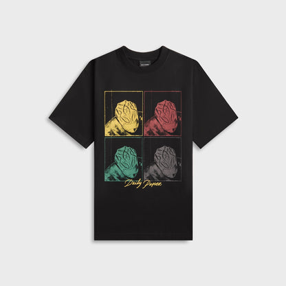 Men Kith Daily Paper Frame Tee - Black