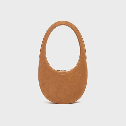 Women Kith Coperni Suede Crossbody Swipe Bag - Brown