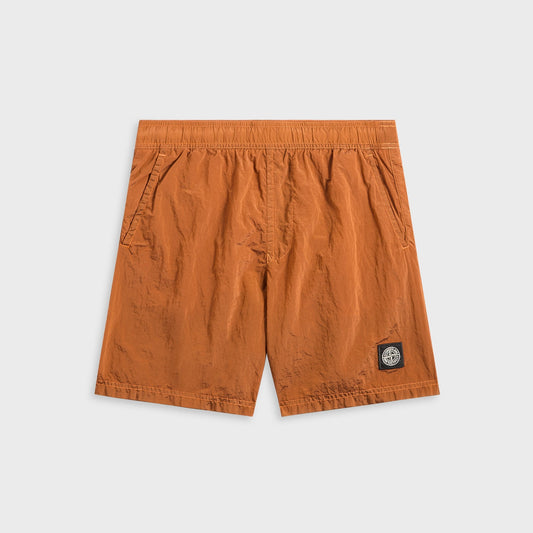 Men Kith Stone Island Nylon Metal Swim Short - Arancio