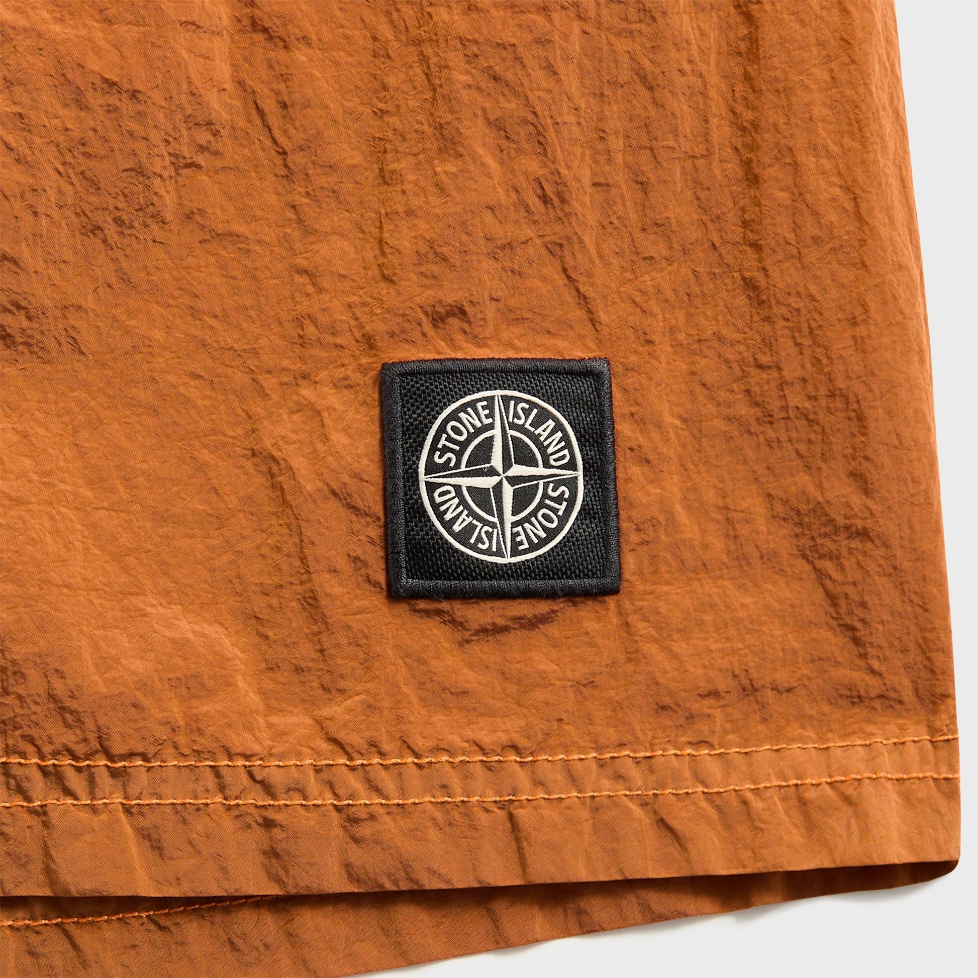 Men Kith Stone Island Nylon Metal Swim Short - Arancio