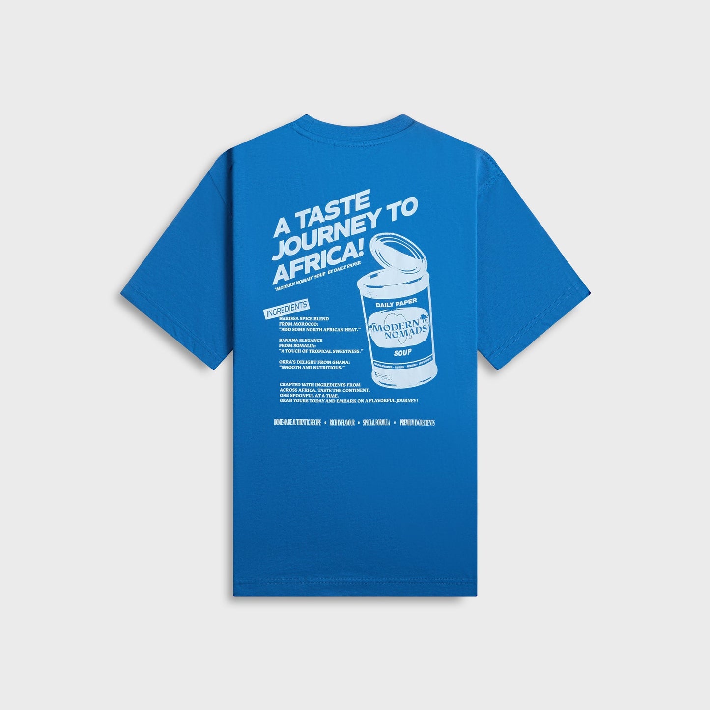 Men Kith Daily Paper Soup Tee - True Blue