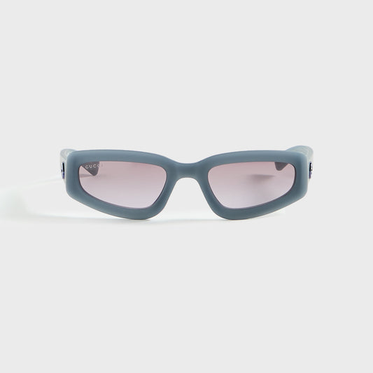 Men Kith Gucci Rectangle Frames - Grey