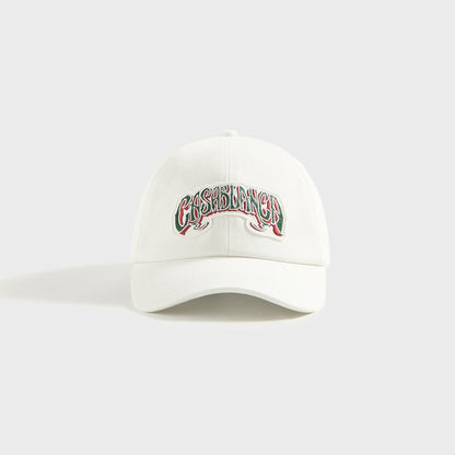 Men Kith Casablanca Gothic Green Logo Patch Cap - White