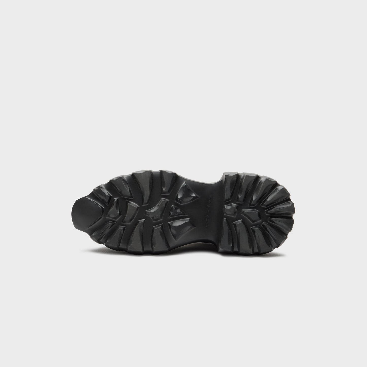 Men Kith Rick Owens Megalaced Mega Tractor Stivali in Pelle - Black