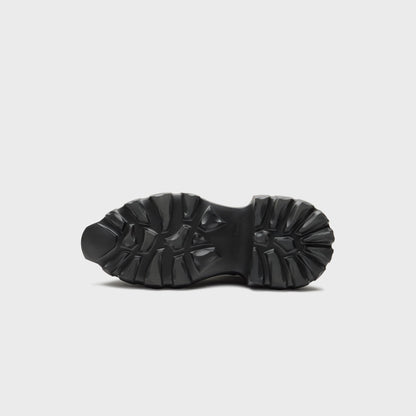 Men Kith Rick Owens Megalaced Mega Tractor Stivali in Pelle - Black