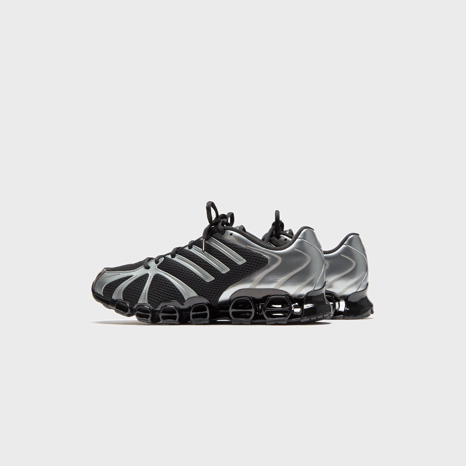 Women Kith adidas WMNS Mega Ghostride - Core Black / Iron Metallic / Core Black