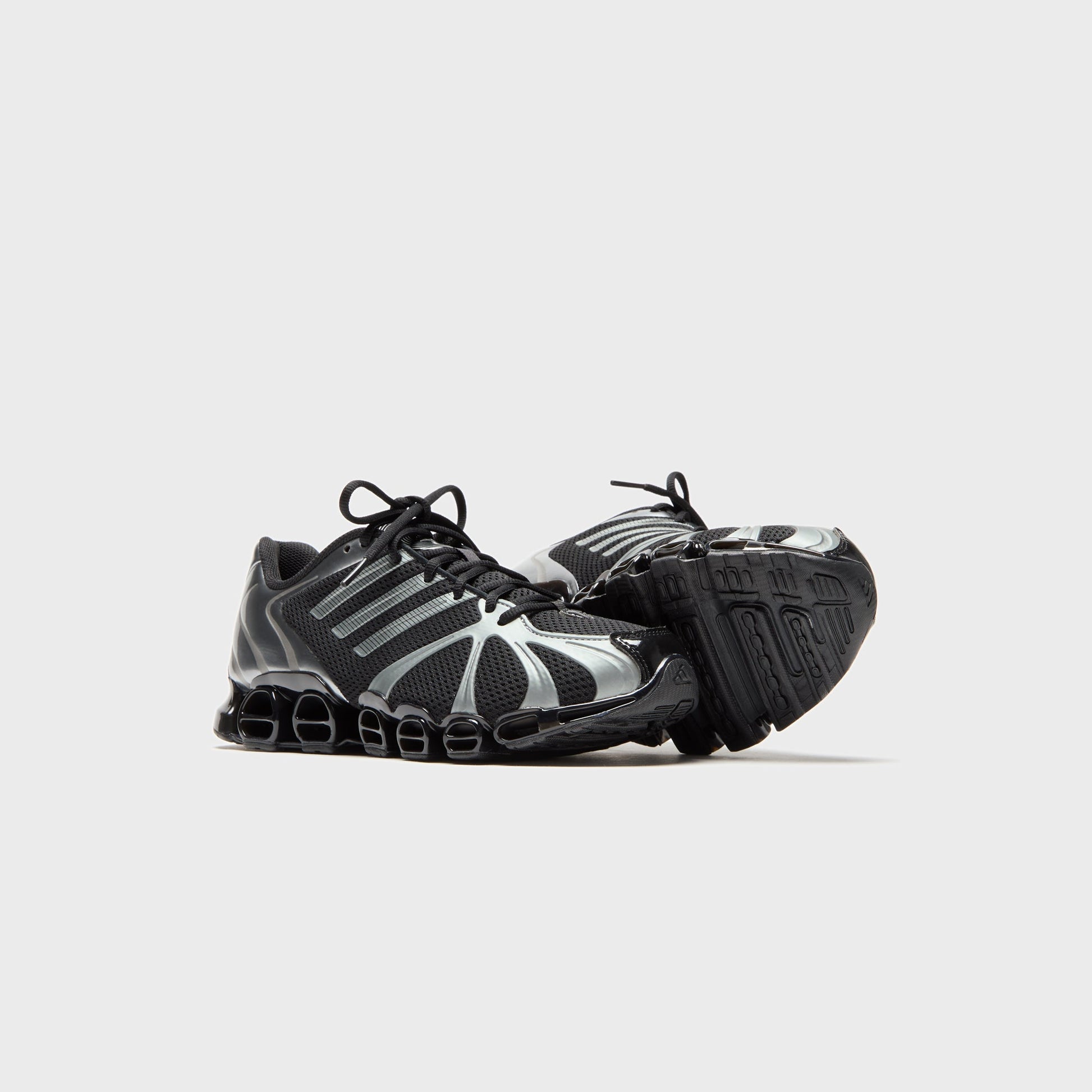 Women Kith adidas WMNS Mega Ghostride - Core Black / Iron Metallic / Core Black