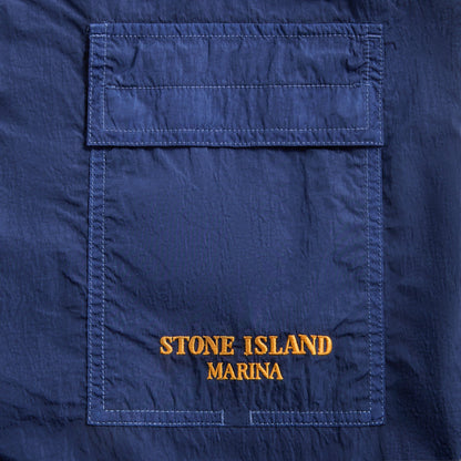 Men Kith Stone Island Shorts - Blue Marine