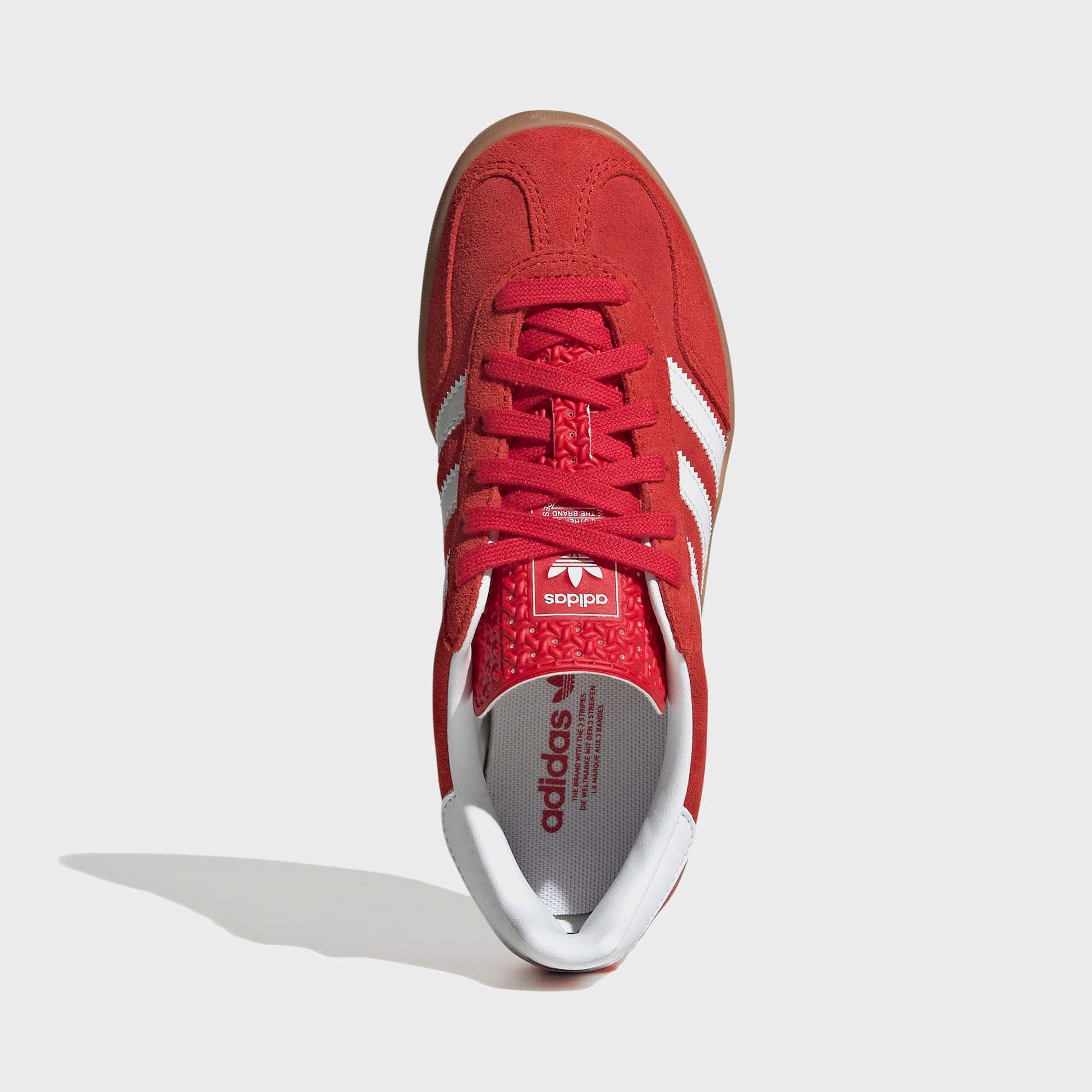 Kids Kith adidas Kids Gazelle Indoor - Better Scarlet / White / Gum 2