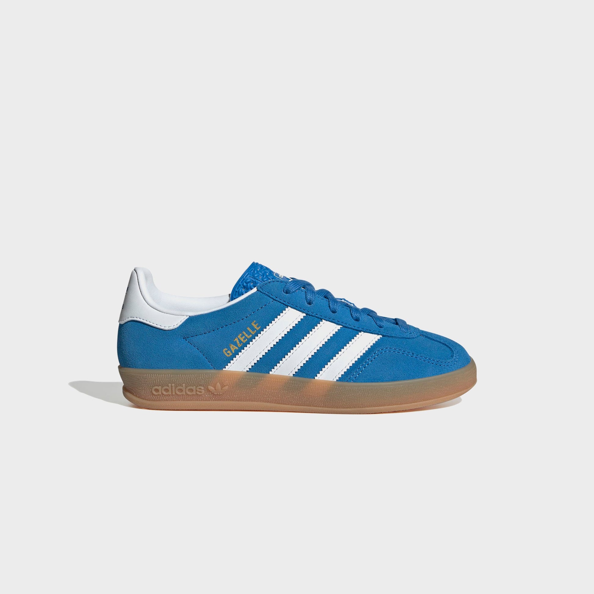 Kids Kith adidas Kids Gazelle Indoor - Bluebird / White / Gum 2