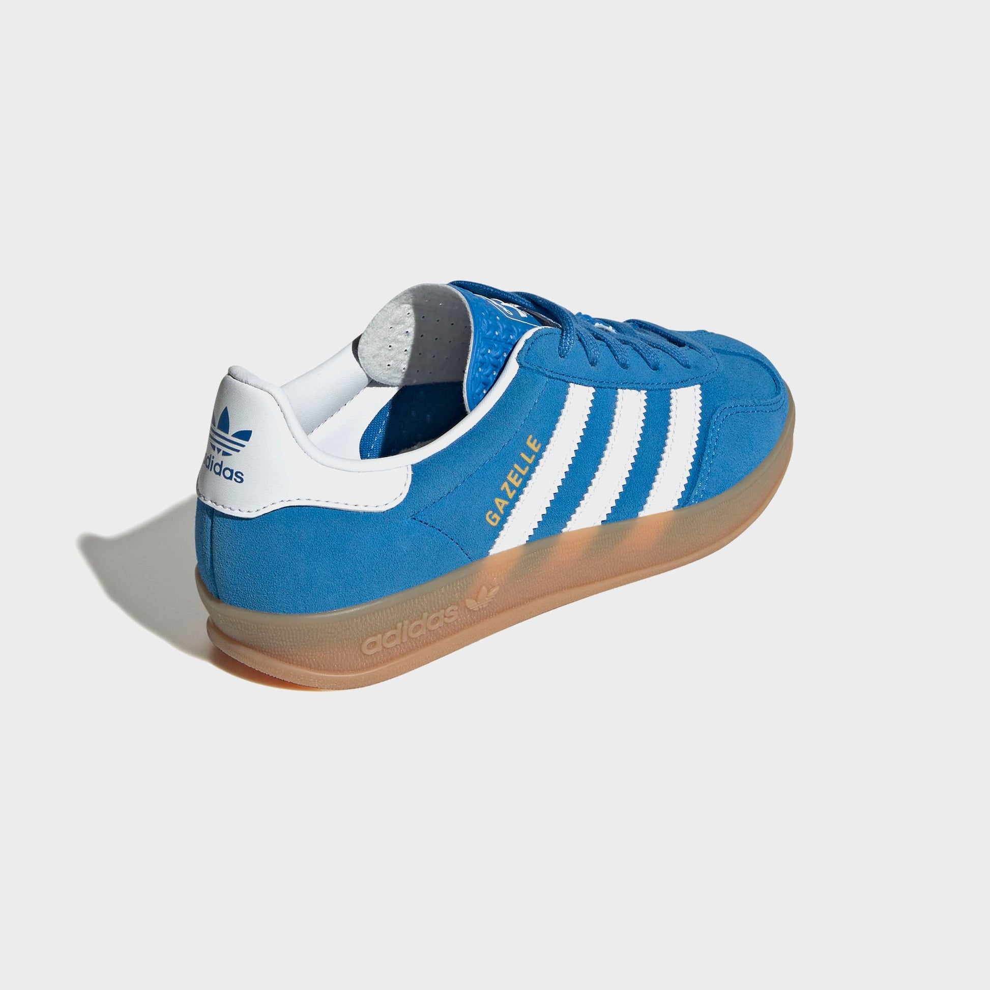 Kids Kith adidas Kids Gazelle Indoor - Bluebird / White / Gum 2