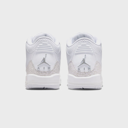 Kids Kith Nike GS Air Jordan 3 Retro - White / Metallic Silver / White