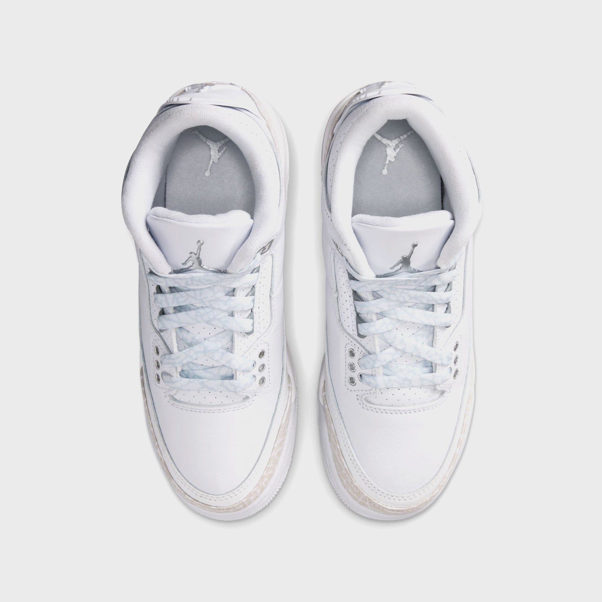 Kids Kith Nike GS Air Jordan 3 Retro - White / Metallic Silver / White