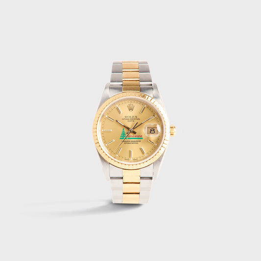 Men Kith Wind Vintage Rolex Spruceland Date 15223 W/ Hang Tag Unpolished