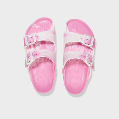 Kids Kith Birkenstock Arizona Eva - Multi Pink / White