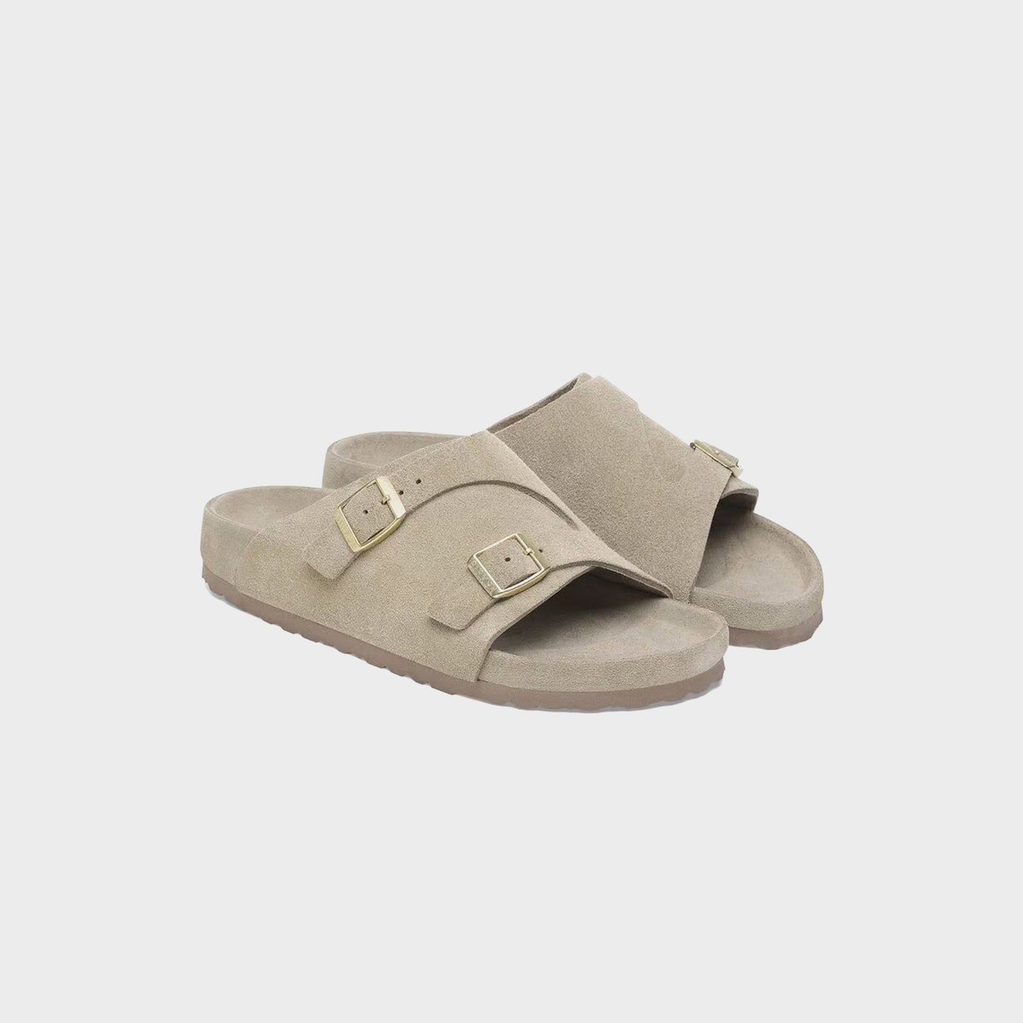 Men Kith Birkenstock Zurich Exq Suede - Taupe