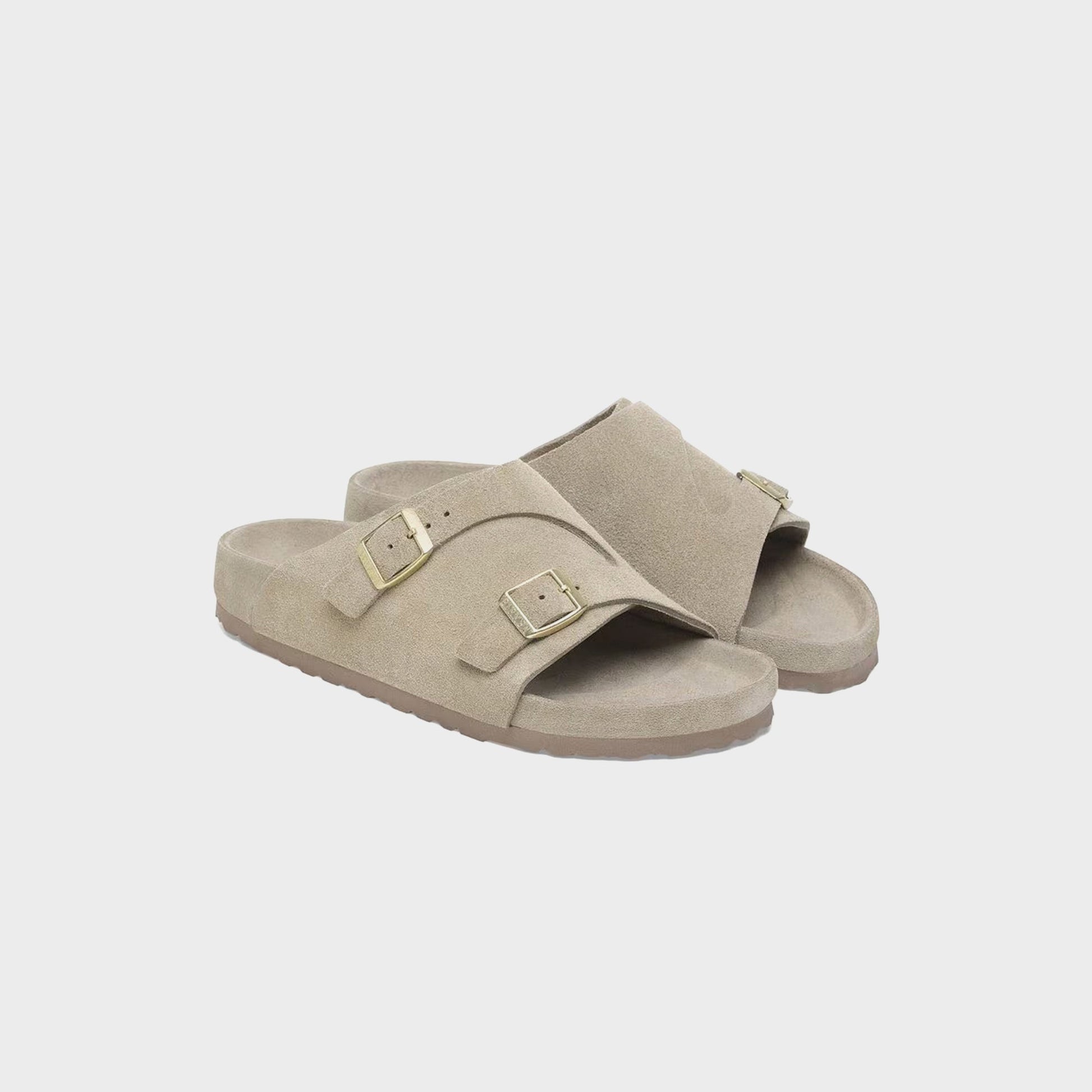 Men Kith Birkenstock Zurich Exq Suede - Taupe