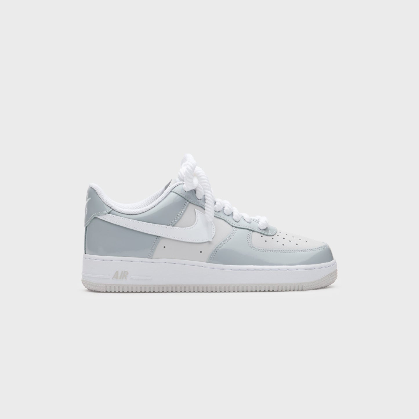 Men Kith Nike Air Force 1 ’07 LV8 - Edge Wolf Grey / White / Vast Grey