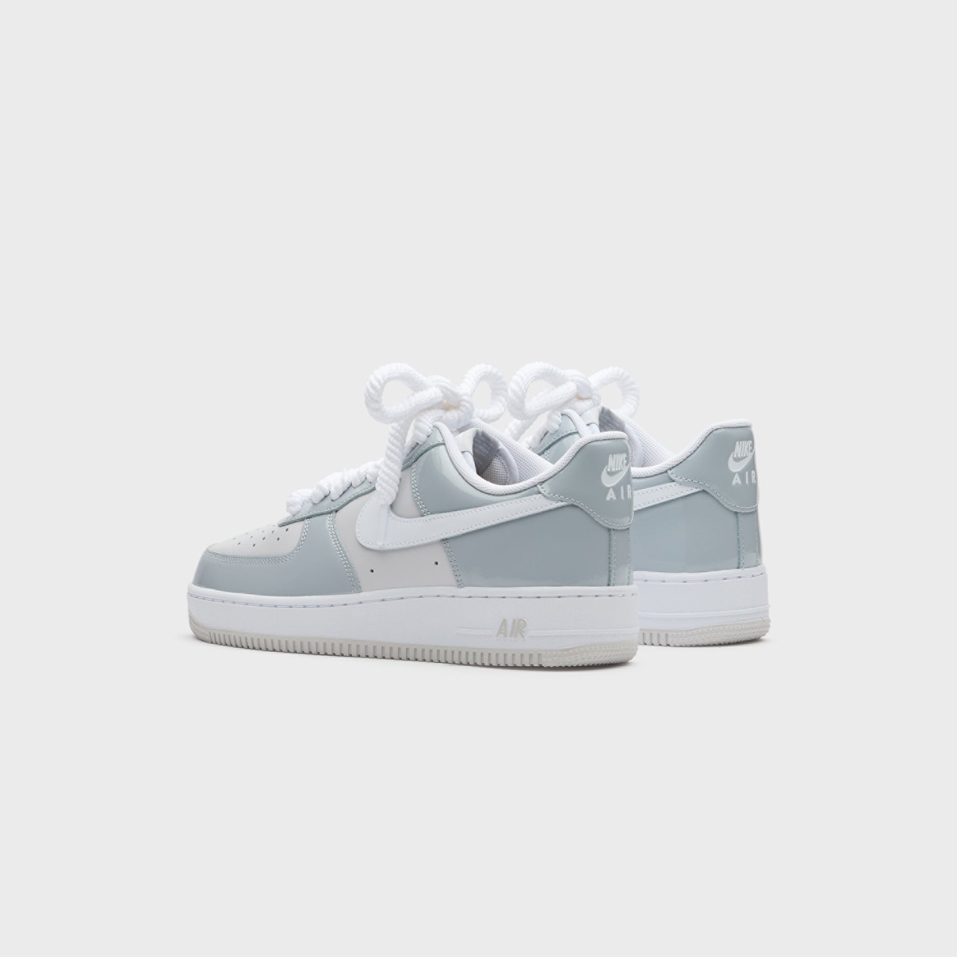 Men Kith Nike Air Force 1 ’07 LV8 - Edge Wolf Grey / White / Vast Grey