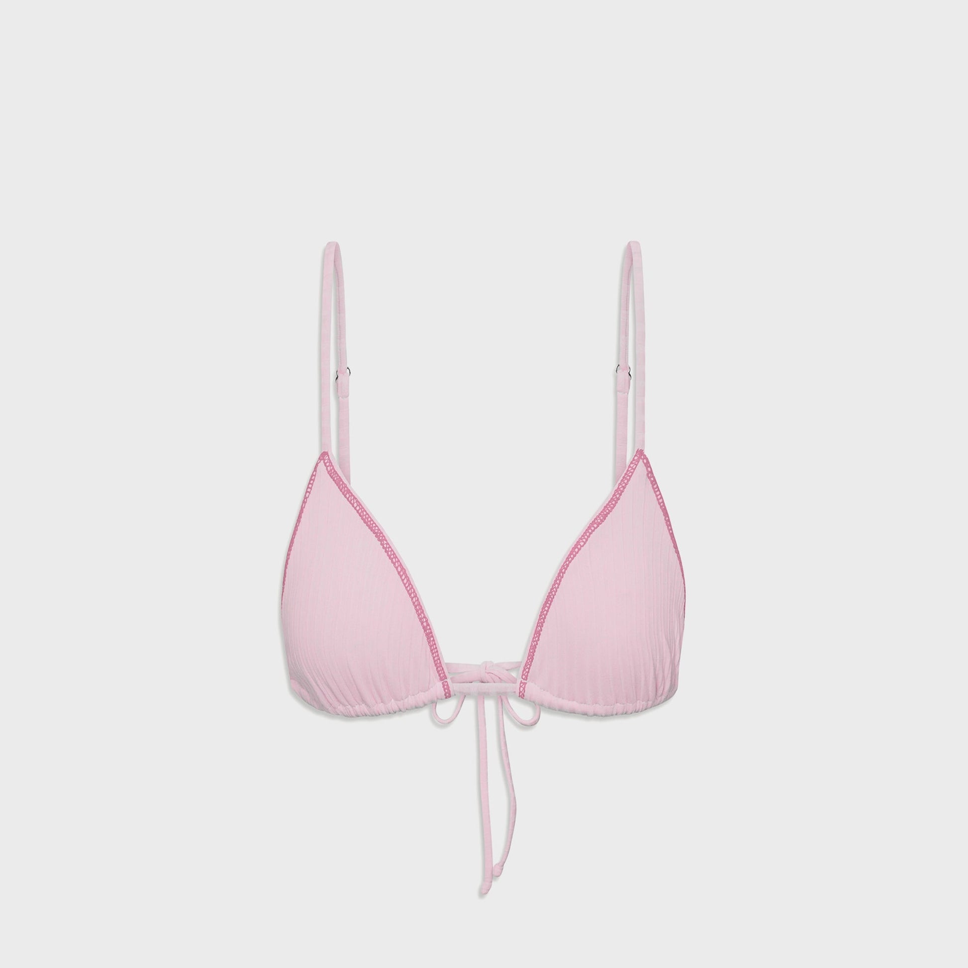 Women Kith Frankies Bikinis Lumia Ribbed Top - Strawberries / Cream
