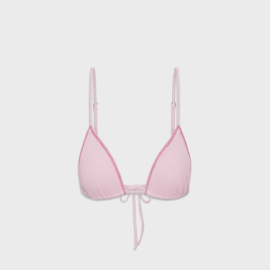 Women Kith Frankies Bikinis Lumia Ribbed Top - Strawberries / Cream