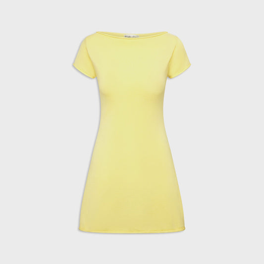Women Kith Frankies Bikinis Slumber Cloud Knit Mini Dress - Honeycomb