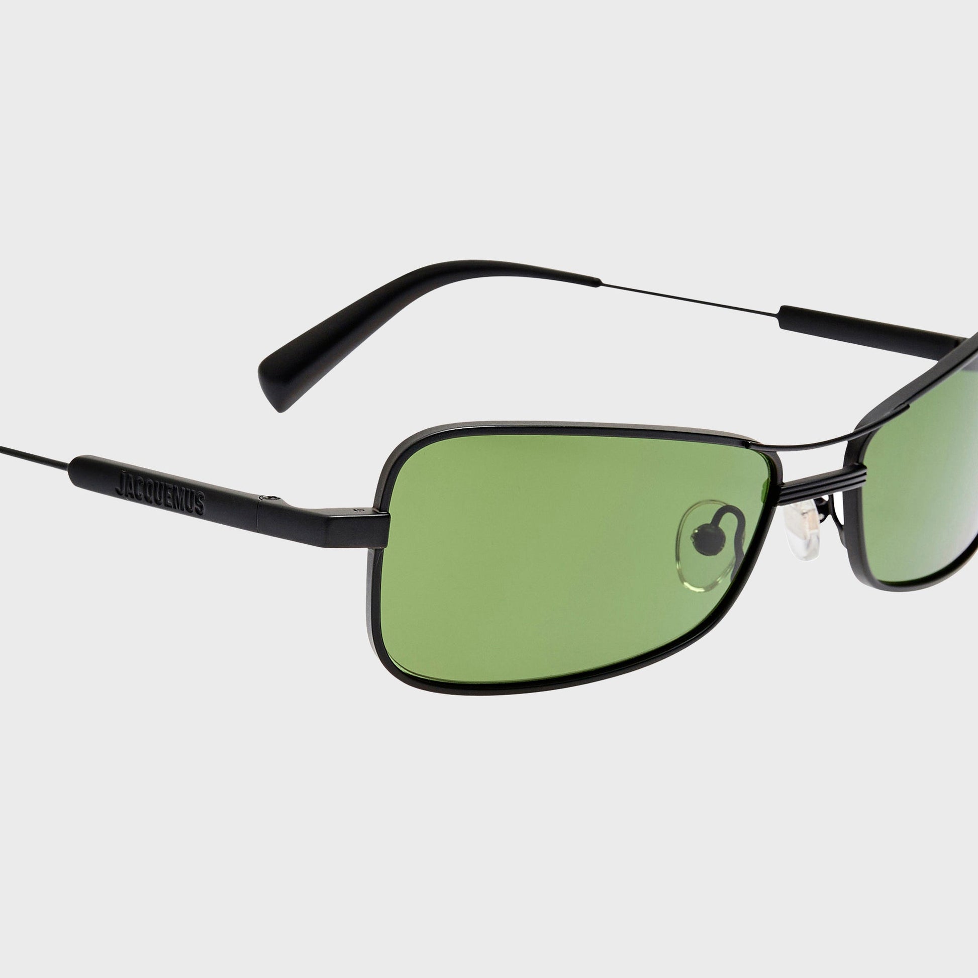 Women Kith Jacquemus Statzione Sunglasses - Black / Green