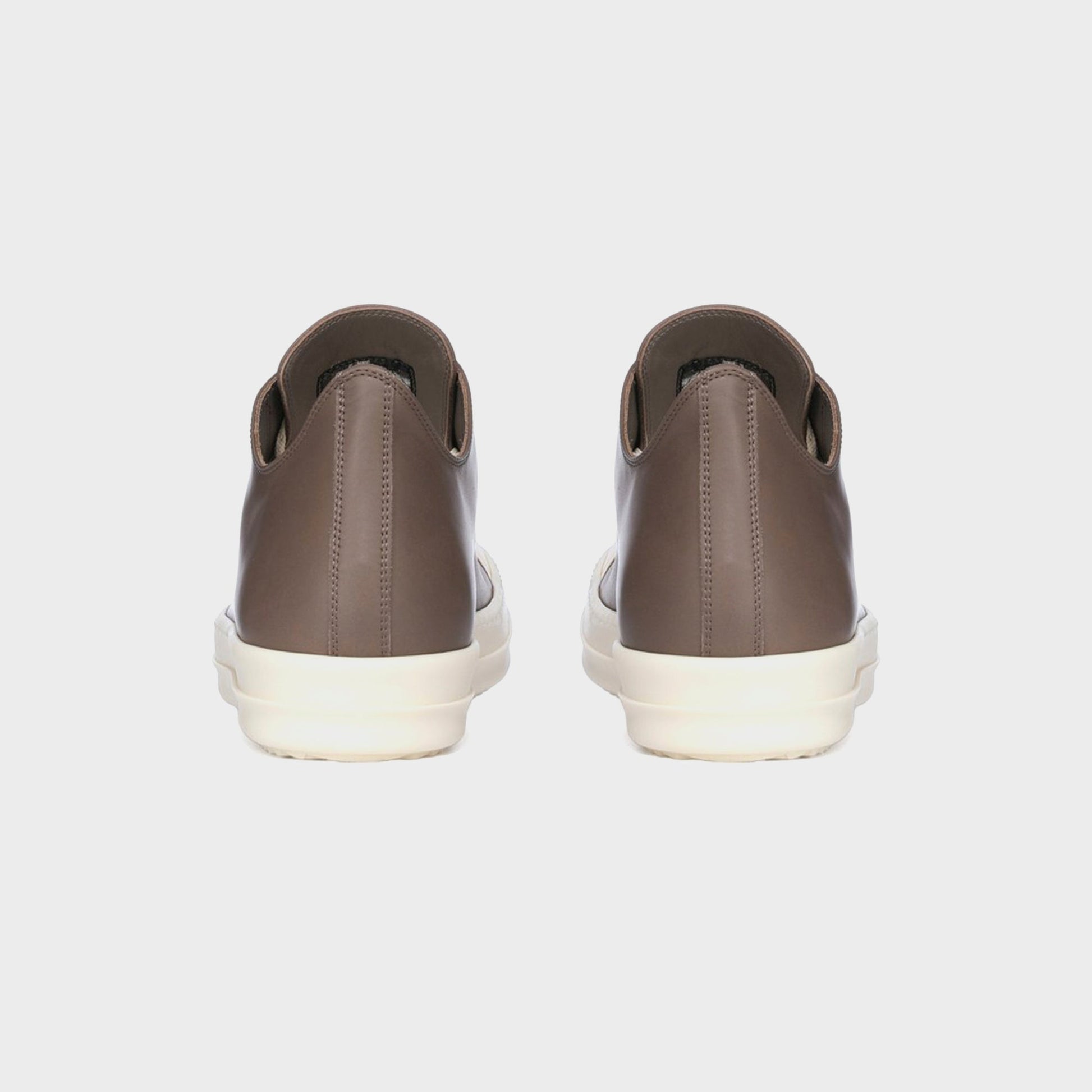 Men|Women Kith Rick Owens Low Sneakers Scarpe in Pelle - Dust / Milk / Milk