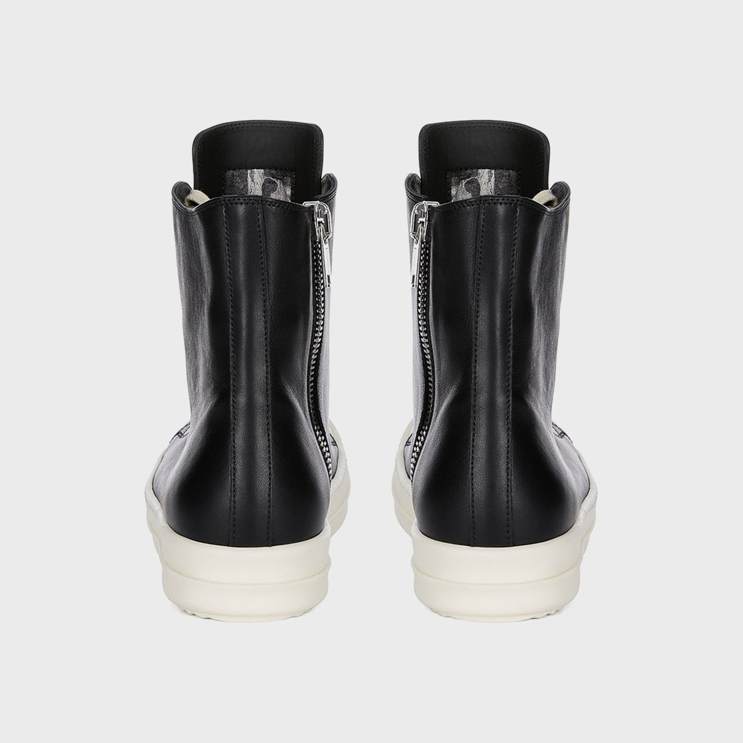 Men|Women Kith Rick Owens Leather Sneakers Scarpe in Pelle - Black / Milk / Milk