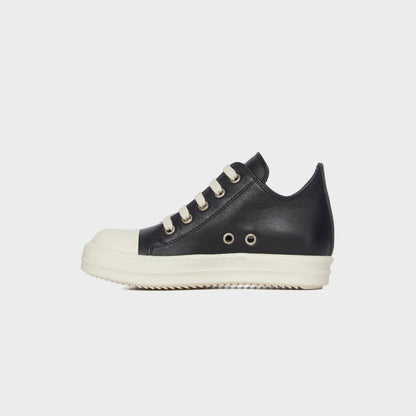 Kids Kith Rick Owens Kids Low Sneakers Scarpe in Pelle - Black / Milk / Milk