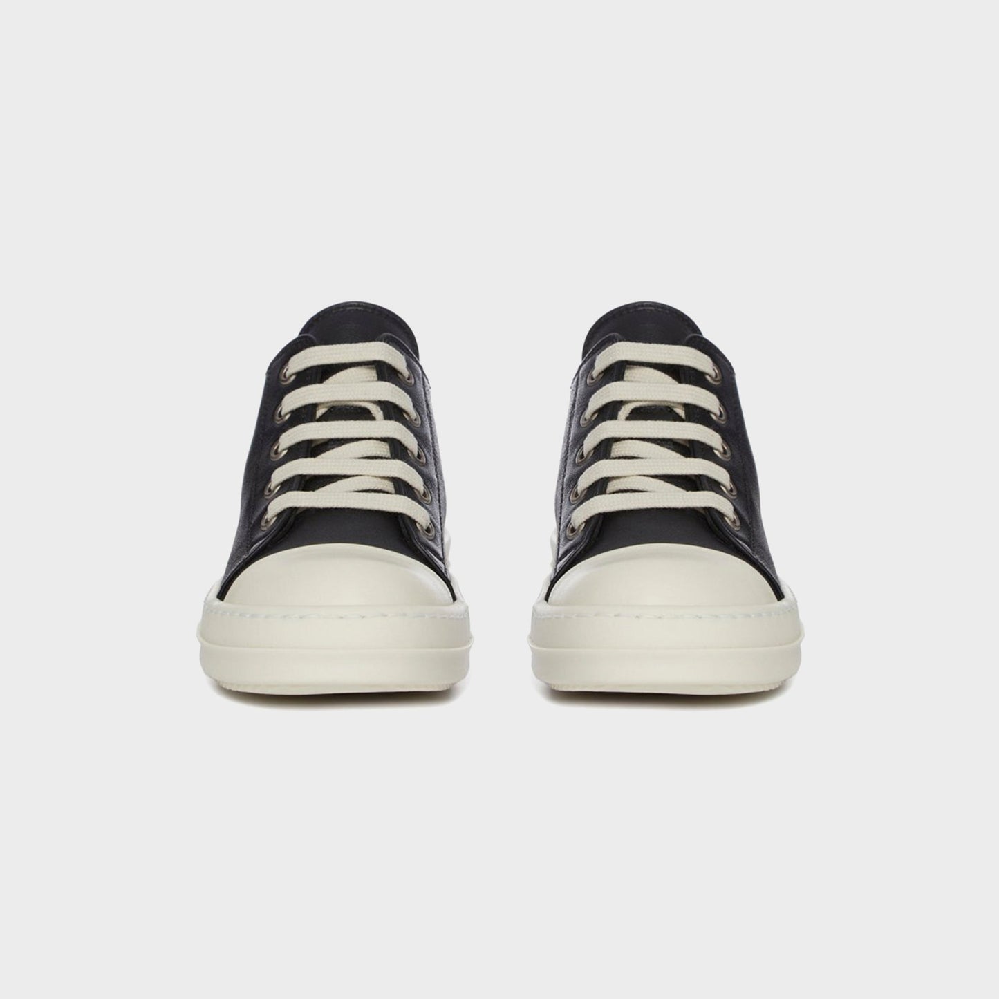 Kids Kith Rick Owens Kids Low Sneakers Scarpe in Pelle - Black / Milk / Milk