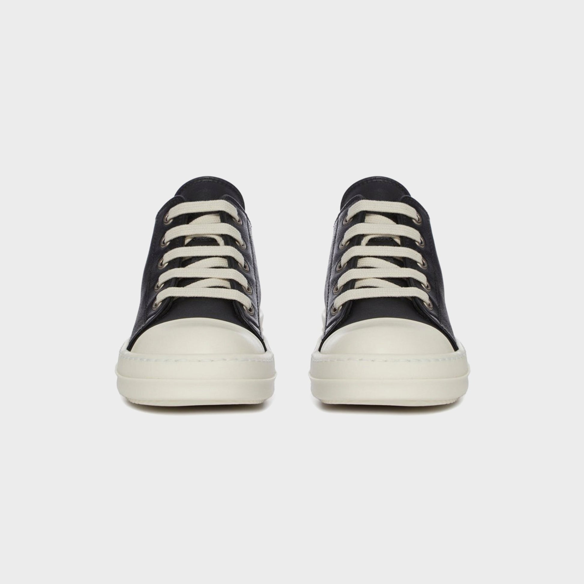 Kids Kith Rick Owens Kids Low Sneakers Scarpe in Pelle - Black / Milk / Milk