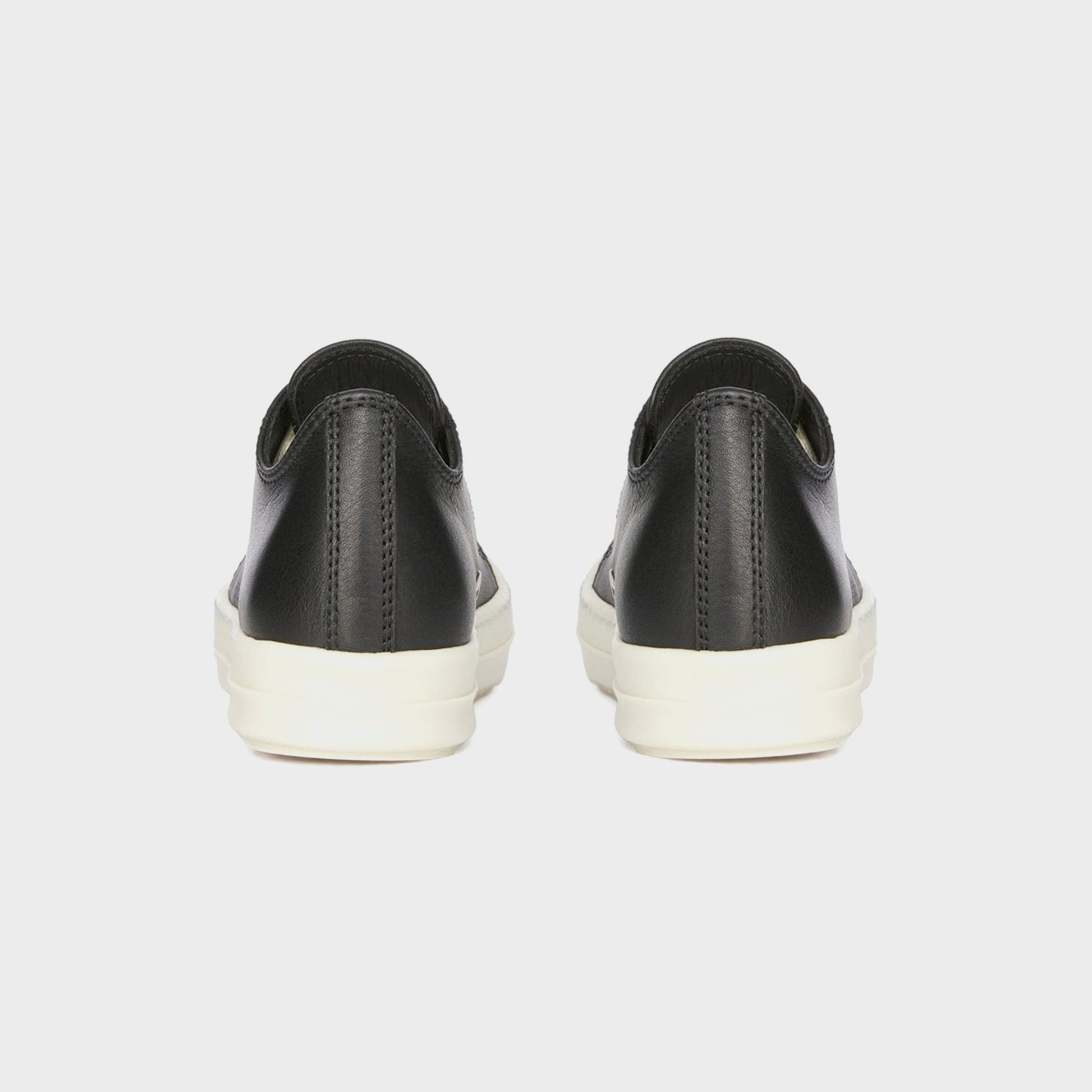 Kids Kith Rick Owens Baby Leather Sneakers Scarpe in Pelle - Black / Milk / Milk