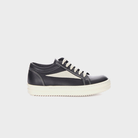 Kids Kith Rick Owens Kids Vintage Sneakers Scarpe in Pelle - Black / Milk / Milk