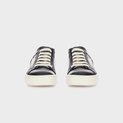 Kids Kith Rick Owens Kids Vintage Sneakers Scarpe in Pelle - Black / Milk / Milk