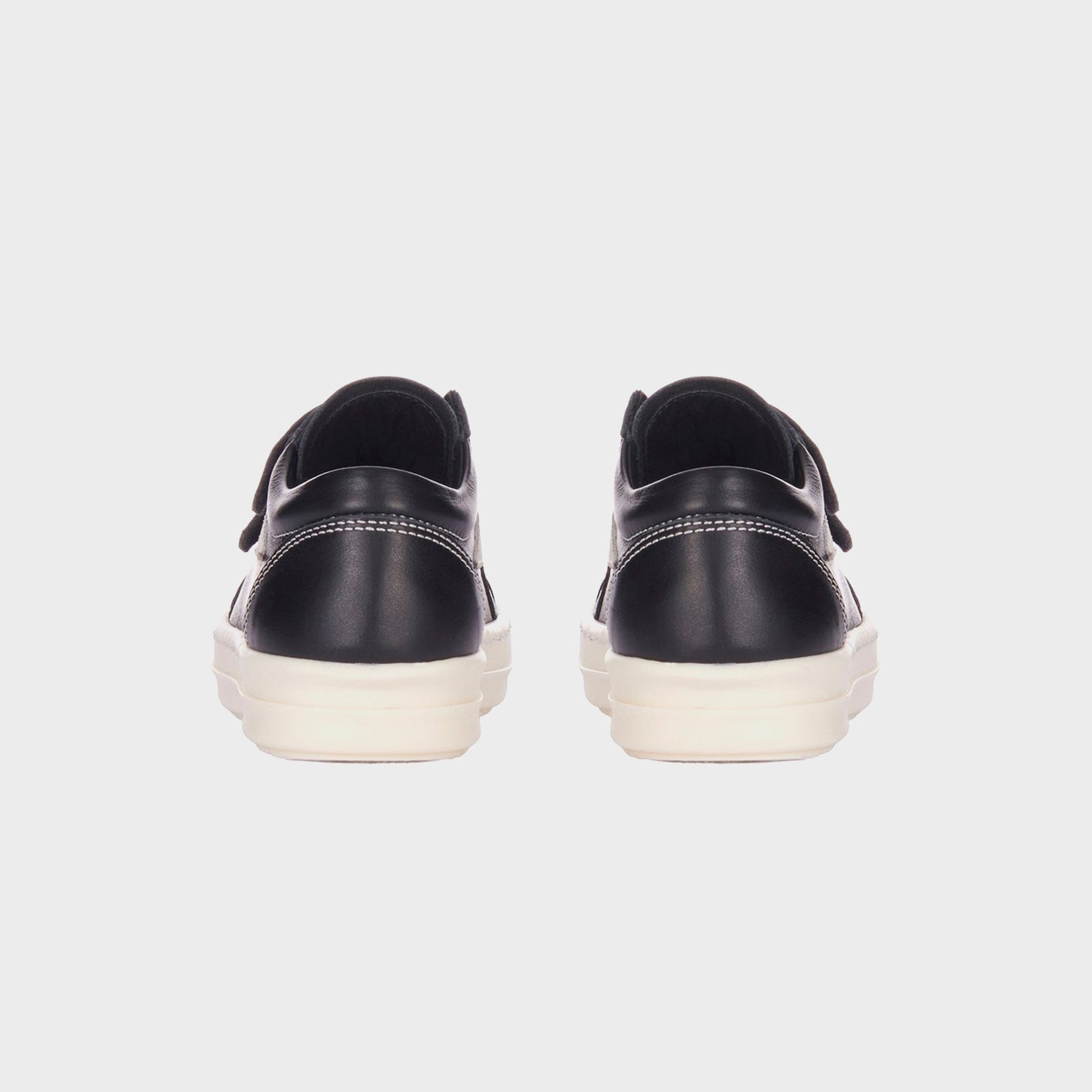 Kids Kith Rick Owens Baby Vintage Sneakers Scarpe in Pelle - Black / Milk / Milk