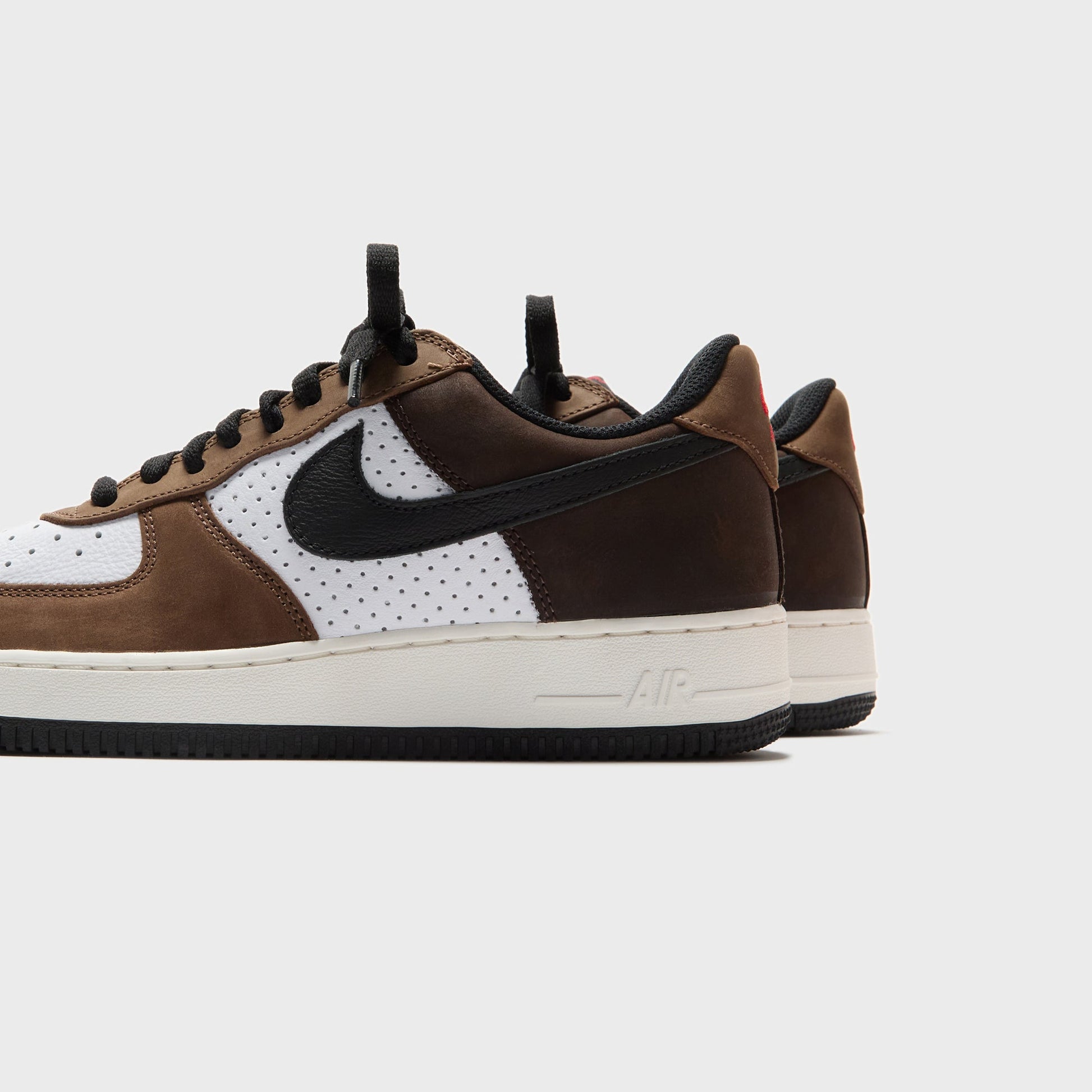 Men Kith Nike Air Force 1 Low Retro - White / Baroque Brown