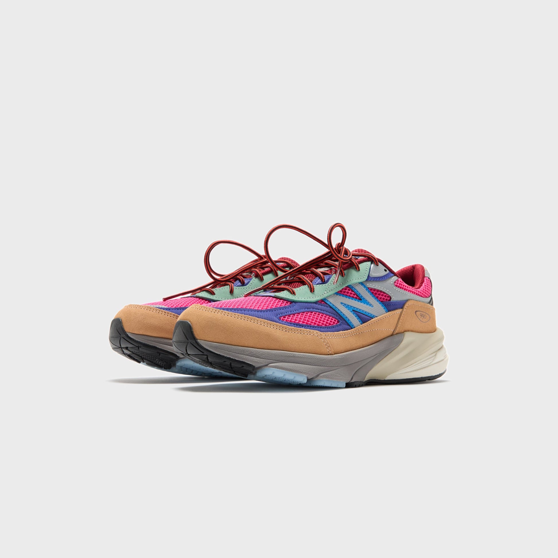 Men Kith New Balance x Action Bronson 990v6 - Hi-Pink / Royal Blue