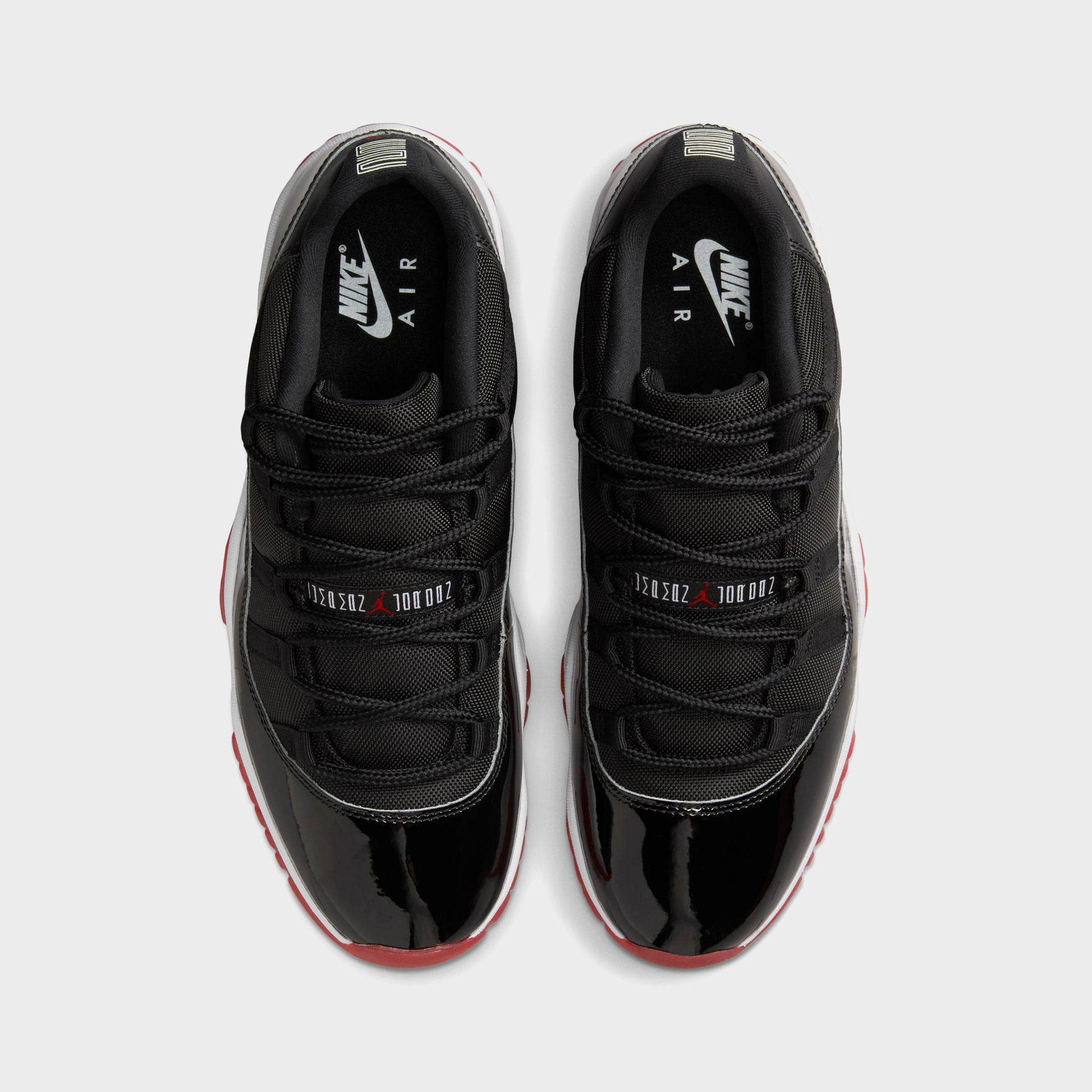 Men Kith Jordan Air Jordan 11 Low - White / Varsity Red / Black