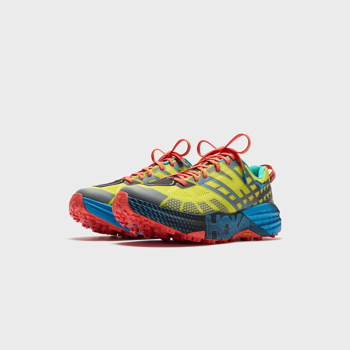 Men Kith HOKA Speedgoat 2 - Citrus / Hoka Blue