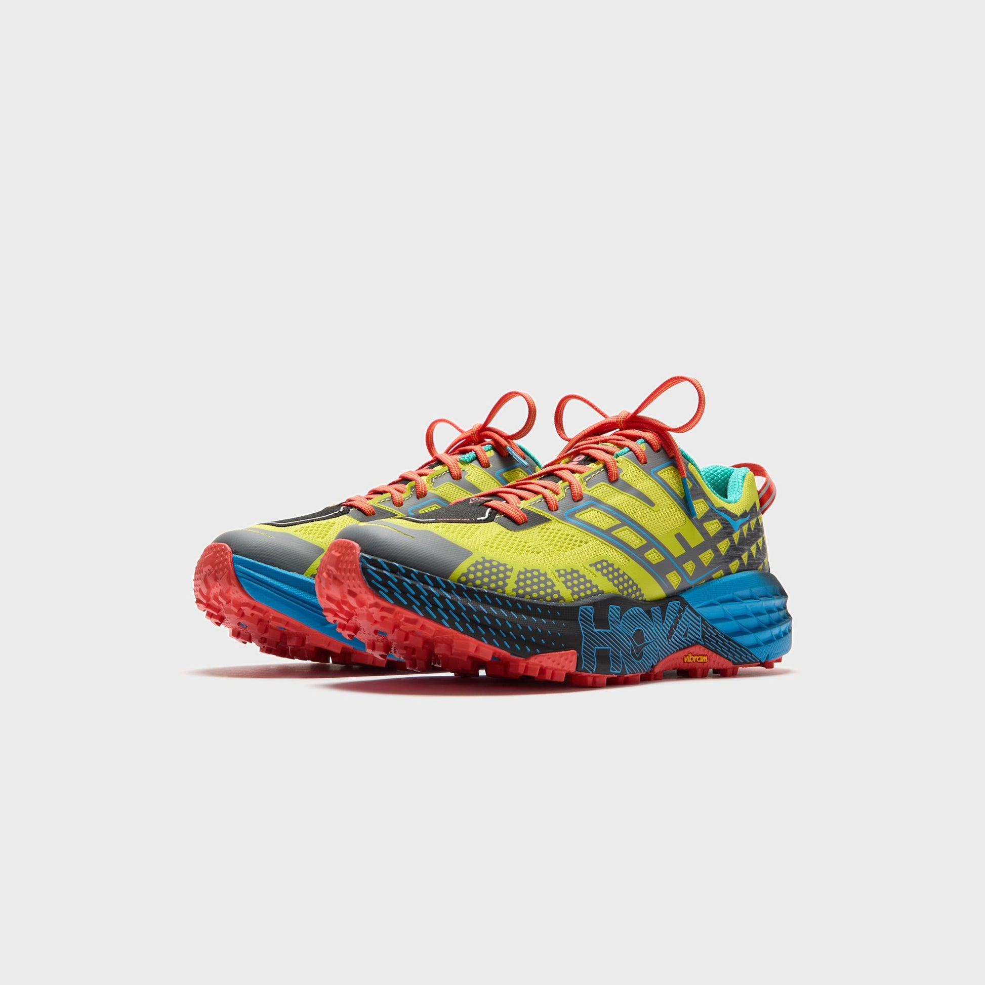 Men Kith HOKA Speedgoat 2 - Citrus / Hoka Blue
