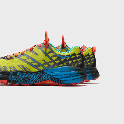Men Kith HOKA Speedgoat 2 - Citrus / Hoka Blue