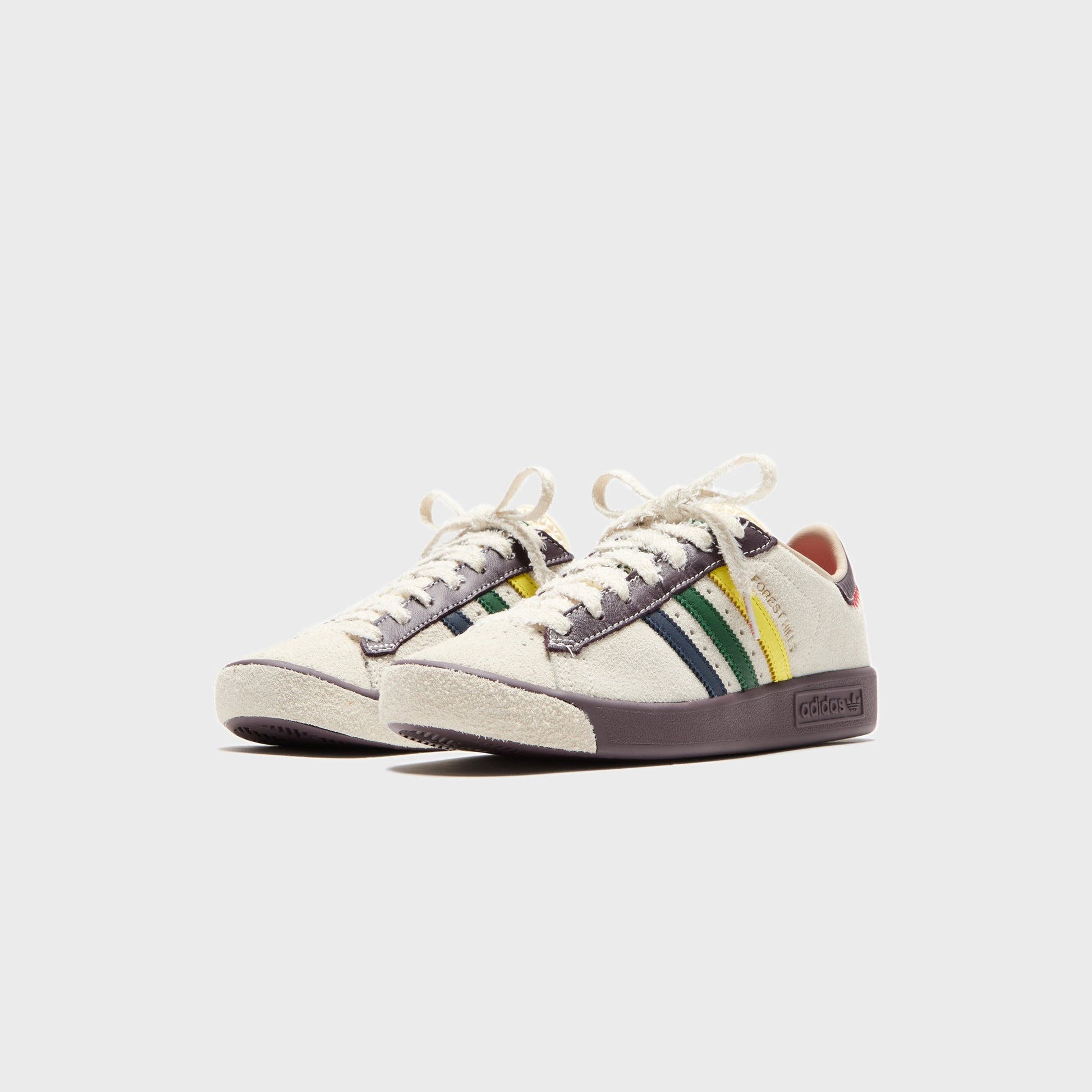 Men Kith adidas x Brain Dead Forest Hills - Cream White / Pantone / Night Red