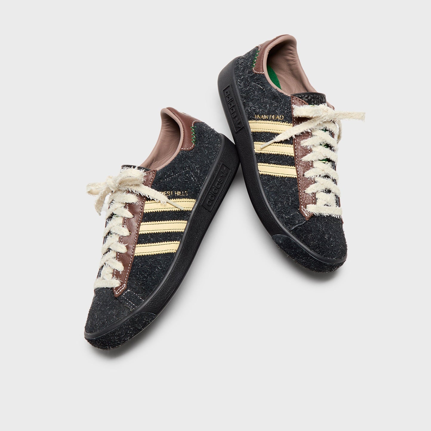 Men Kith adidas x Brain Dead Forest Hills - Core Black / Pantone / Branch