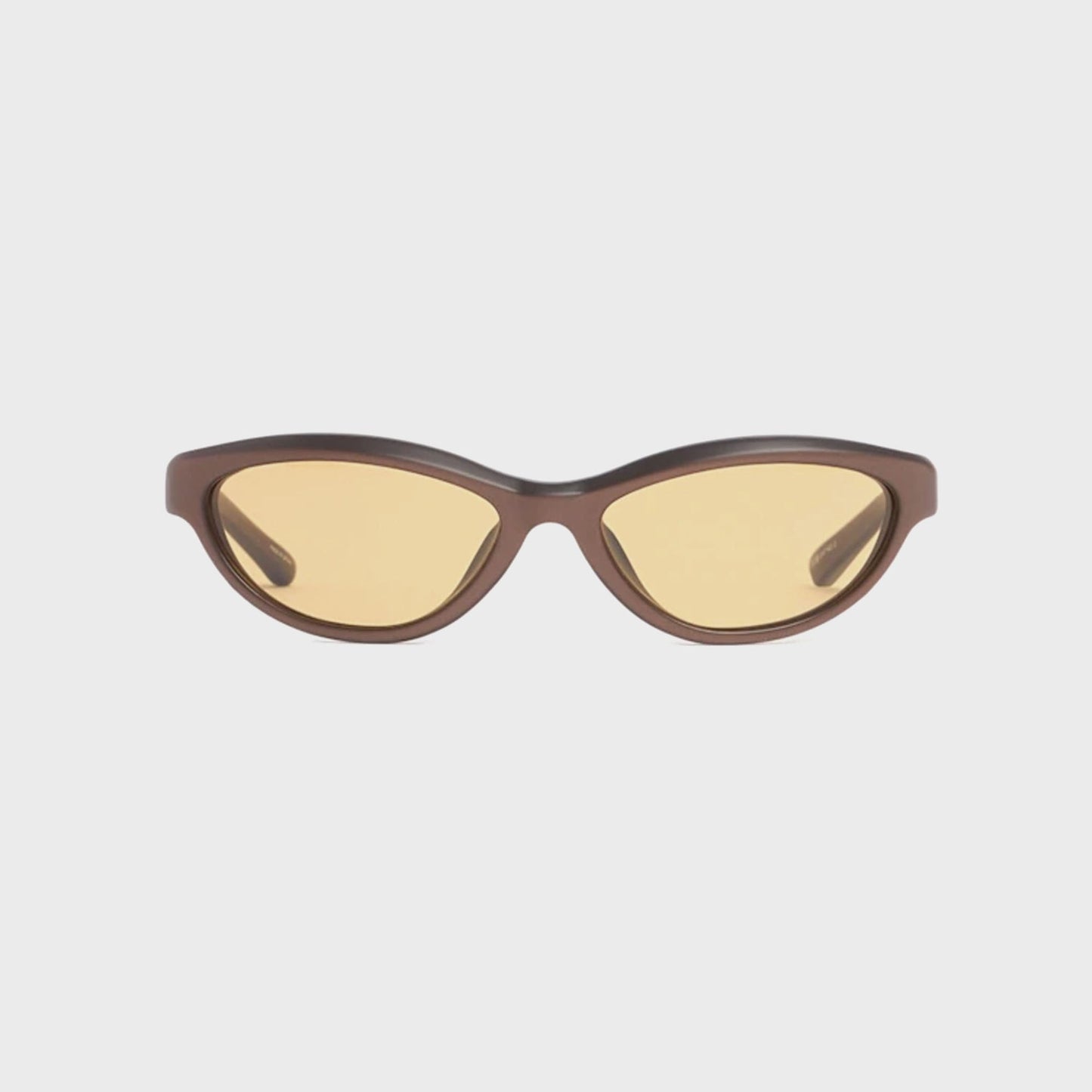 Women Kith Jacquemus Curvo Sunglasses - Matt Metallic Brown